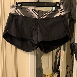 Black lululemon shorts